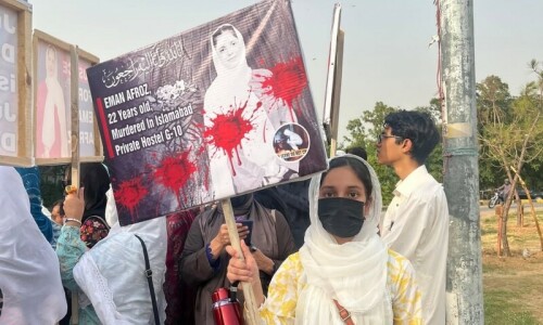 Islamabad Police announce arrest of IIUI student&rsquo;s killer as activists demand proof