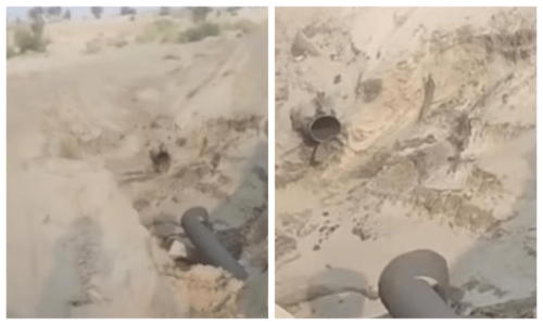 Terrorists blow up gas pipeline in KP&rsquo;s Lakki Marwat: police