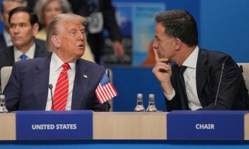 Nato chief likens Trump to a &lsquo;daddy&rsquo; in Israel-Iran conflict