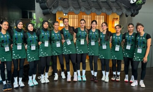 Pakistan netball team rout Saudi Arabia Pakistan netball team rout Saudi Arabia