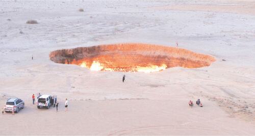 Turkmenistan reduces 50-year fire dubbed &lsquo;Gateway to Hell&rsquo;