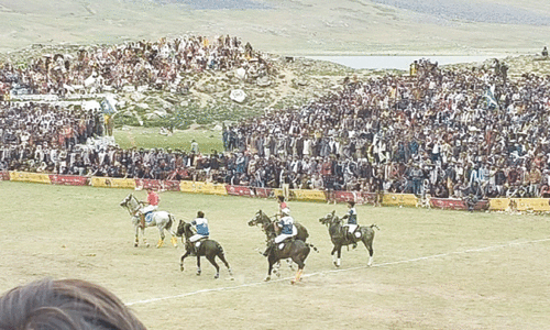 Chitral scores thrilling win over GB as Shandur Polo Festival ends Chitral scores thrilling win over GB as Shandur Polo Festival ends