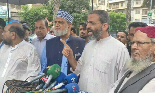Nine town chairmen of JI move SHC against prolonged loadshedding Nine town chairmen of JI move SHC against prolonged loadshedding