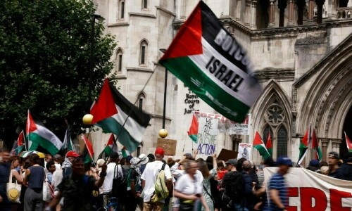 UK judge rejects plea against ban on Palestine group