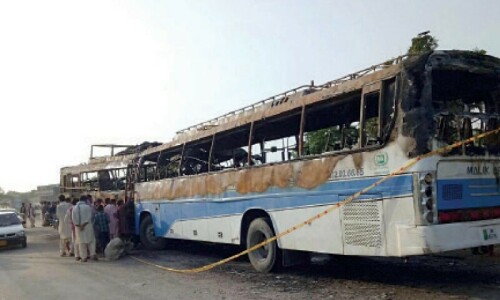 Eight die, 19 injured in bus-trailer collision Eight die, 19 injured in bus-trailer collision