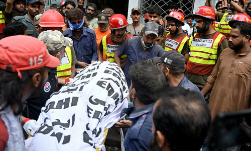 Death toll in Lyari building collapse stands at 27 as rescue operation ends on 3rd day