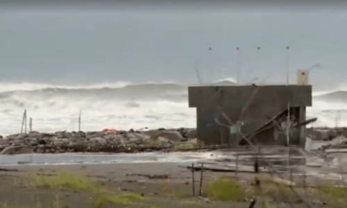 At least 2 dead, hundreds injured as Typhoon Danas lashes southern Taiwan with record winds