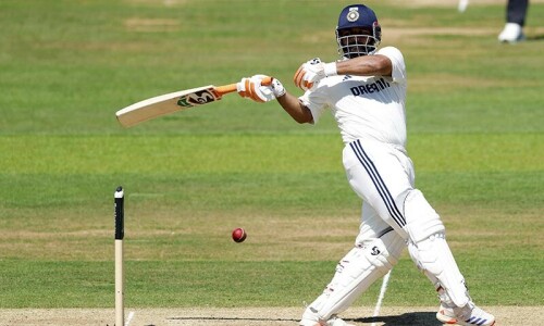 India equal England&rsquo;s score of 387 with Test in balance