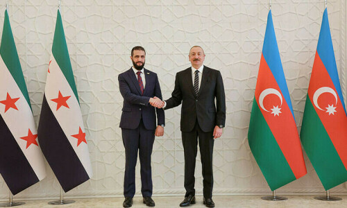 Syrian, Israeli officials hold rare meeting in Baku