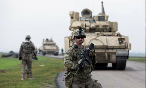 Drone downed near airport hosting US troops in Iraq Drone downed near airport hosting US troops in Iraq