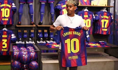 Yamal inherits Barca’s iconic  number 10 jersey