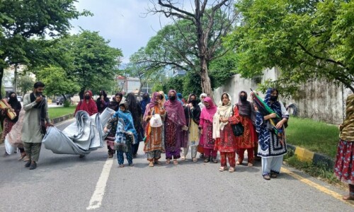 BYC protesters in Islamabad fear police crackdown on sit-in BYC protesters in Islamabad fear police crackdown on sit-in