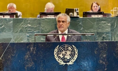 Dar says Pakistan ‘targeting 60pc renewable energy by 2030’ in line with SDGs Dar says Pakistan ‘targeting 60pc renewable energy by 2030’ in line with SDGs