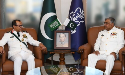 Pakistani, Saudi naval chiefs discuss regional security and enhanced defence cooperation