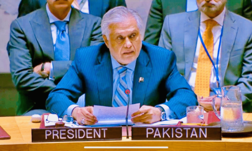 Gaza is now a ‘graveyard for innocents’, Dar tells UNSC