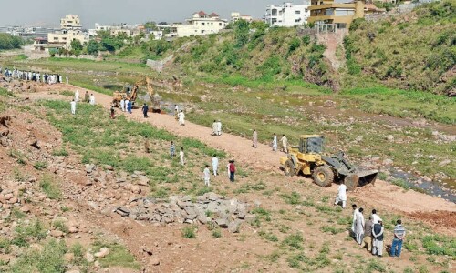 Encroachments on Islamabad&rsquo;s Saidpur nullah behind Monday&rsquo;s urban flooding
