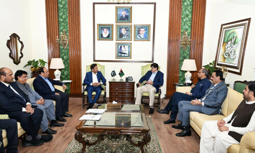CM Murad tells Centre to double supply to Karachi from Hub Dam CM Murad tells Centre to double supply to Karachi from Hub Dam