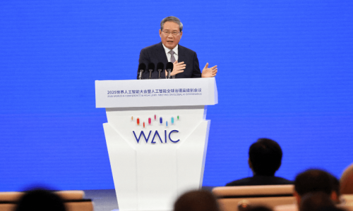 China urges global consensus on balancing AI development, security