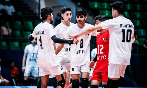 Pakistan stay unbeaten at U-19 volleyball Pakistan stay unbeaten at U-19 volleyball
