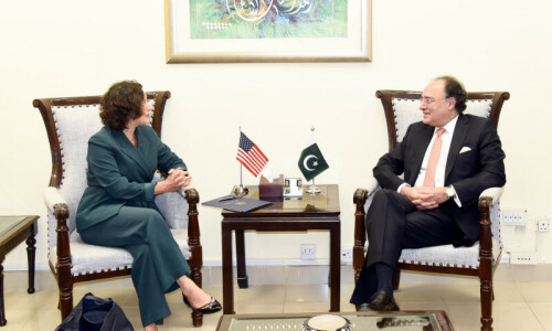 New US envoy discusses economic ties with Finance Minister Aurangzeb New US envoy discusses economic ties with Finance Minister Aurangzeb
