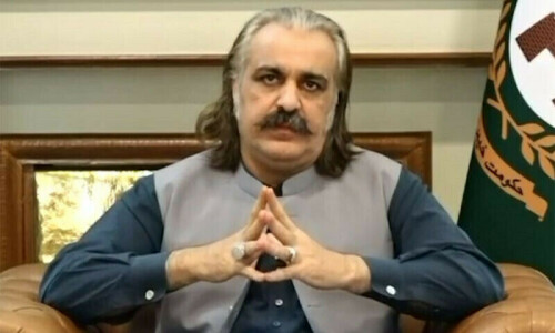 CM Gandapur changes his mind, &lsquo;backs&rsquo; military action