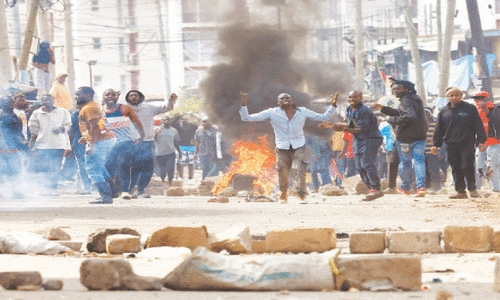 Ten killed in nationwide Kenya protests Ten killed in nationwide Kenya protests