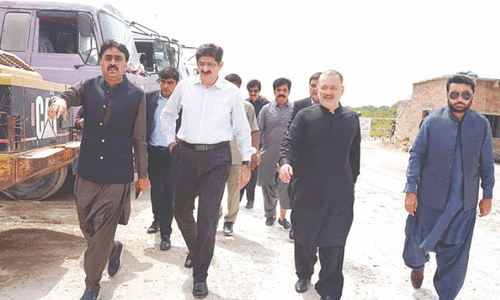 Hyderabad’s drainage system dependent on pumping stations, says Murad Hyderabad’s drainage system dependent on pumping stations, says Murad