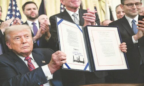 Trump inks stablecoin law to &lsquo;buttress dollar status&rsquo;