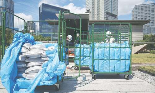 &lsquo;Decontaminated&rsquo; Fukushima soil delivered to Japanese PM&rsquo;s office