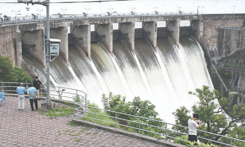 Rawal Dam spillways opened for first time this season