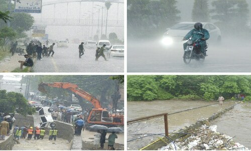 Three vehicles, several motorbikes swept away as nullah flooded in Saidpur village