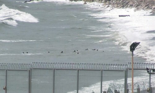 Fifty-four children swim from Morocco to Spanish enclave