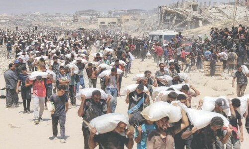 Aid finally arrives as starvation haunts Gaza