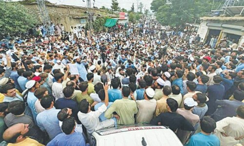 Bajaur people take to streets against military operation