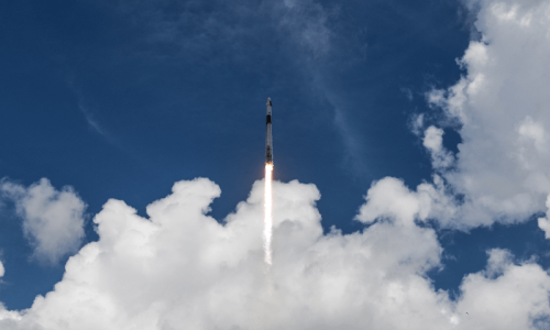 SpaceX Crew Dragon docks with International Space Station