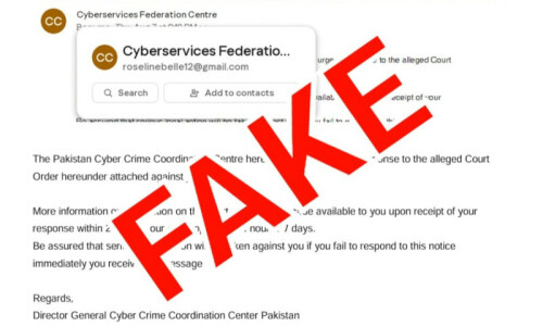 FIA warns against &lsquo;fake messages&rsquo; being sent under its name