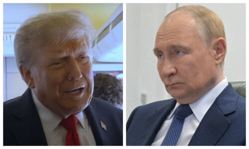 Trump heads to Alaska summit with Putin, says he wants Ukraine ceasefire ‘today’