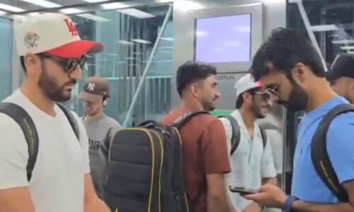 Pakistan men&rsquo;s T20 squad arrives in Dubai ahead of Asia Cup, tri-series