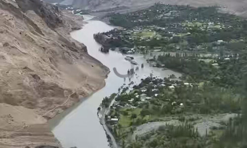 GB lake formed by glacial outburst &lsquo;poses no danger&rsquo;: govt