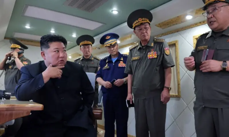 North Korea test-fires two new air defence missiles
