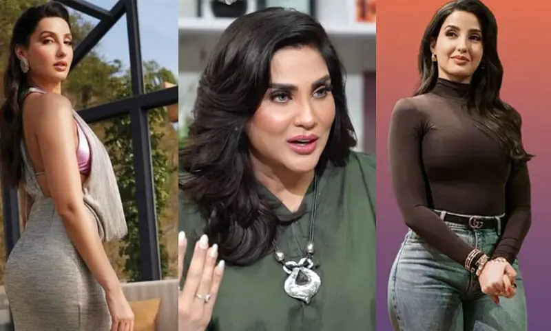 مرد نورا فتیحی کو گھر میں داخل ہونے تک پیچھے سے دیکھتے رہتے ہیں، فضا علی