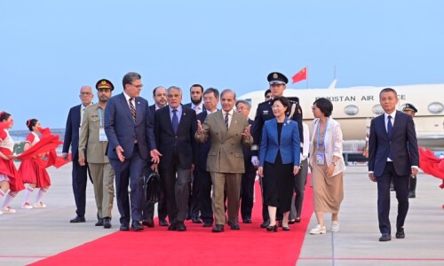 PM Shehbaz arrives in Tianjin for SCO summit; Modi touches down in China after 7-year gap