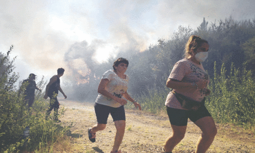 Spain battles 20 major wildfires amid scorching heat