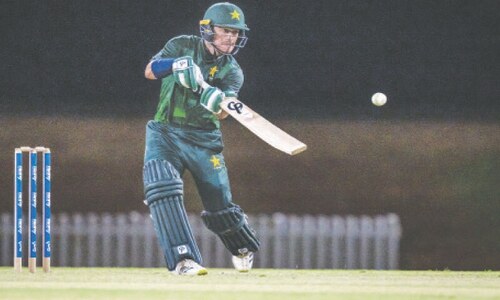 Maaz ton steers Shaheens to massive win over Strikers