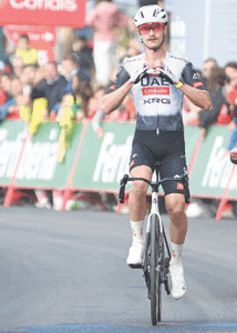Vine solos to Vuelta stage six win, Traeen takes red jersey Vine solos to Vuelta stage six win, Traeen takes red jersey