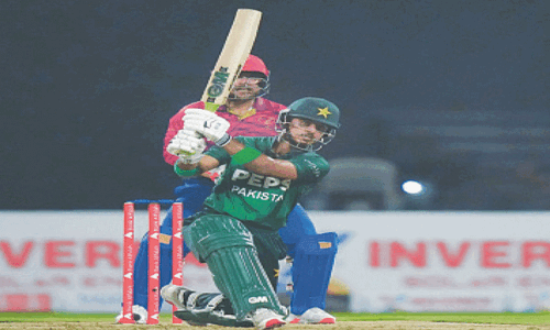 Saim stars as Pakistan down UAE