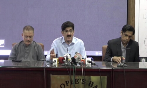 Murad Ali Shah notes Shank Bund is &lsquo;most concerning&rsquo; with history of being washed away