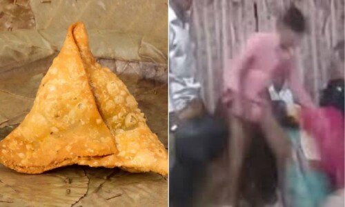 سموسے نہ لانے پر شوہر پر بیوی اور سسرالیوں کا تشدد، ویڈیو سوشل میڈیا پر وائرل