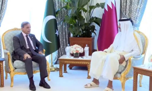 In meeting with Qatari emir, PM Shehbaz urges Muslim unity to confront Israeli provocations