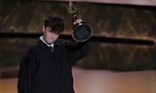 Adolescence star Owen Cooper becomes youngest boy actor to win a Primetime Emmy